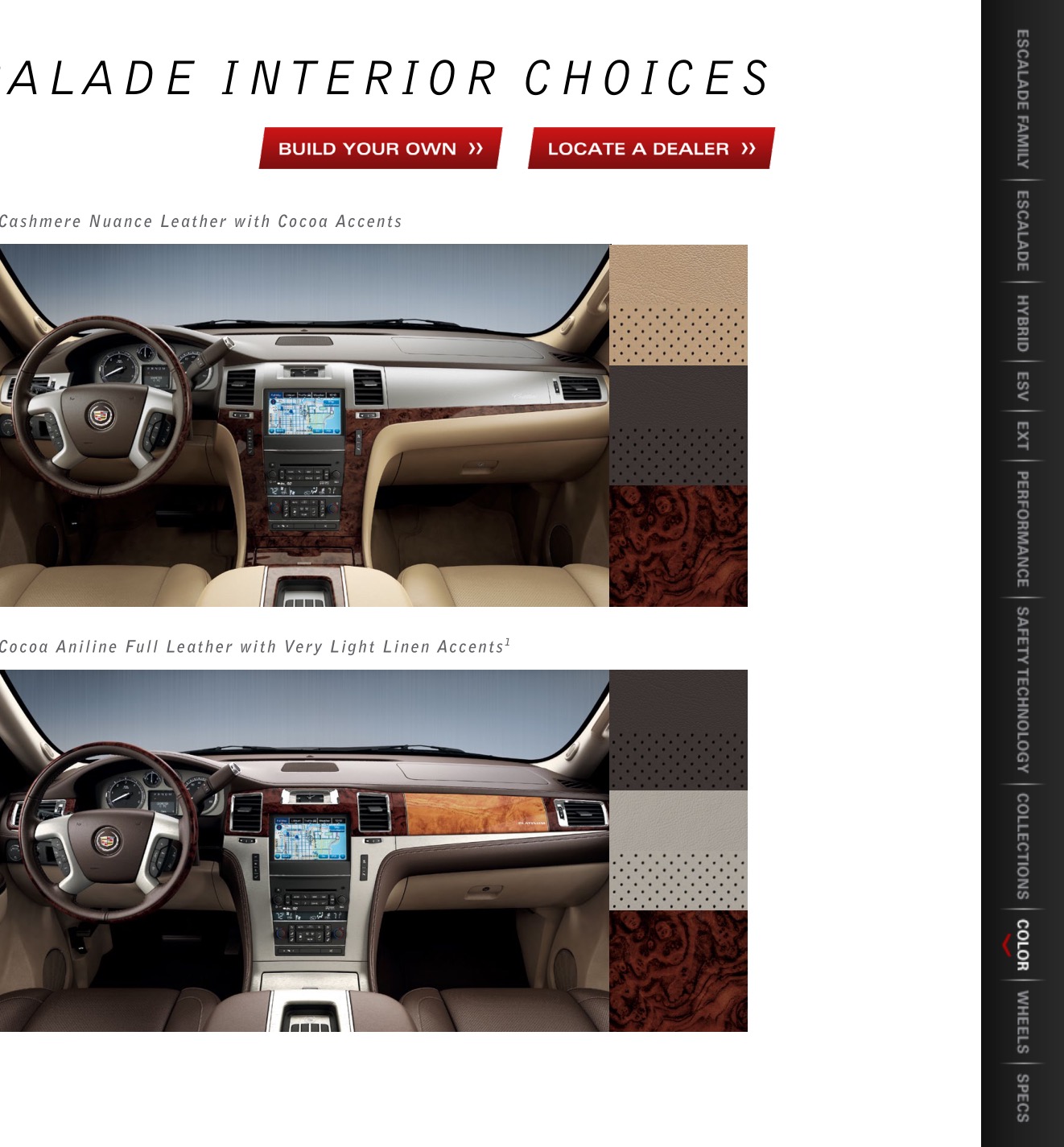 2013 Cadillac Escalade Brochure Page 2